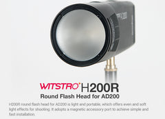 Godox H200R Round head