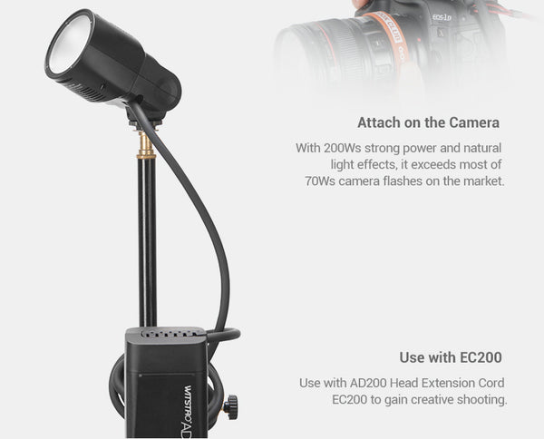 Godox H200R Round Flash Head for AD200