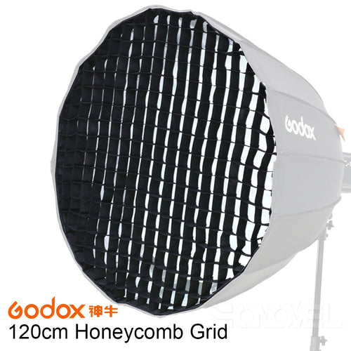 Godox Portable P120L P120H 120cm Honeycomb Grid 16 Rods Deep Parabolic Softbox(Honeycomb Grid Only)