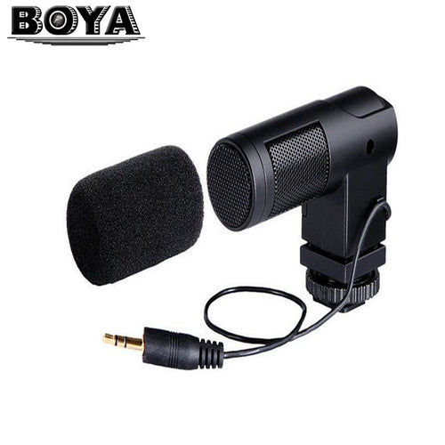 BOYA BY-V01 Stereo X/Y Condenser Microphone for Canon Nikon Pentax Sony Cameras/Camcorders