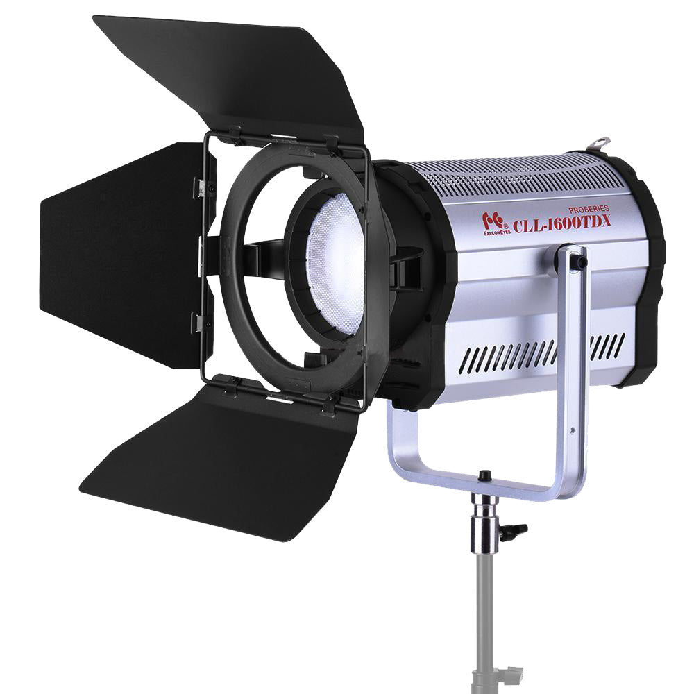 Falcon Eyes 160W Fresnel LED Bi-color Adjustable Studio Video Light DMX512 system LED Light with Cooling Fan CLL-1600TDX - FOMITO.SHOP