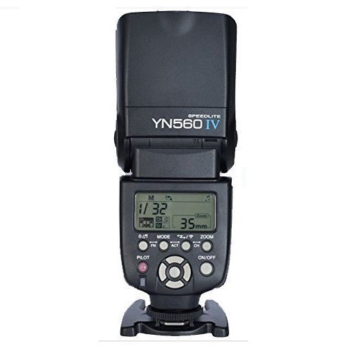 YONGNUO YN-560 IV Flash Speedlite for Canon Nikon Pentax Olympus DSLR Cameras