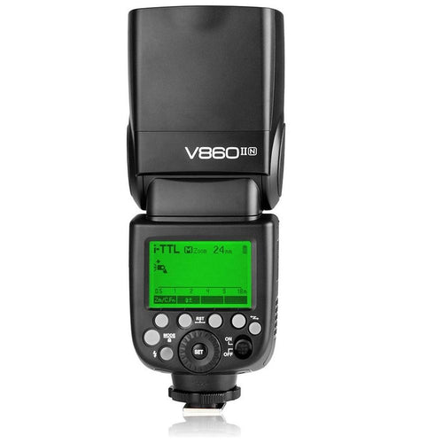 Godox V860IIN 2.4G GN60 I-TTL HSS 1/8000s Li-ion Battery Camera Flash for Nikon camera