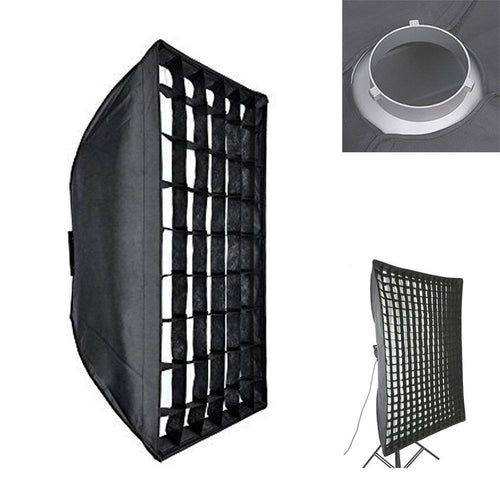 Godox 80 X 120cm / 31.5" X 47.24" Studio Softbox Bowens Mount with grid