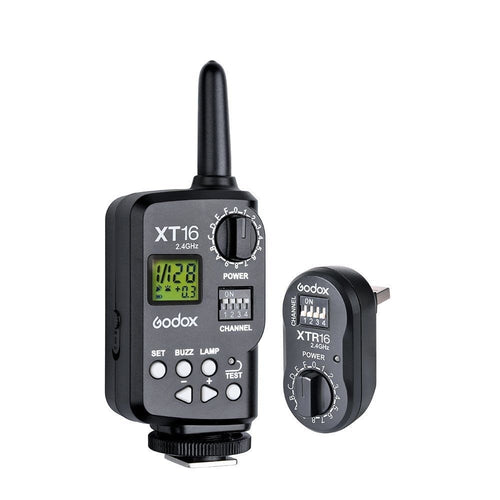 Godox XT-16 Wireless 2.4G Remote Control Flash Trigger + Receiver