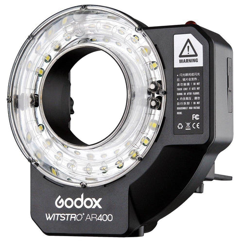 Godox AR400 400W Li-ion Battery Ring Flash Speedlite + LED Video Light