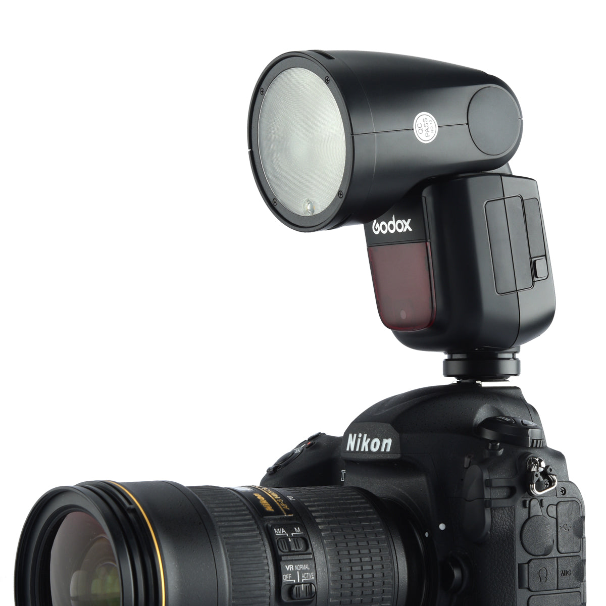 In Stock Godox V1 Nikon Ttl On Camera Round Flash Speedlight For Nikon Fomito Shop