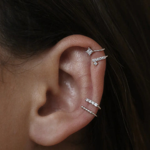 Boucles d'oreilles ear cuff diams