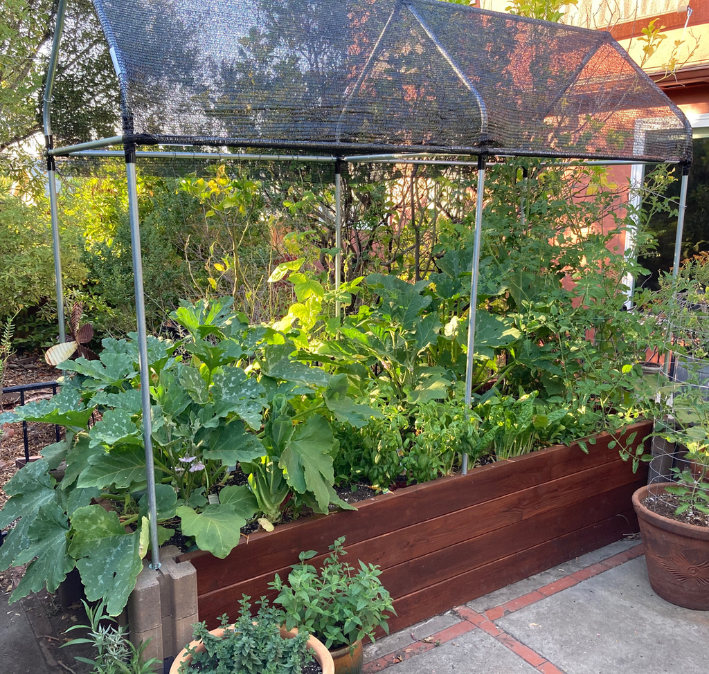 DIY Garden Sunshade