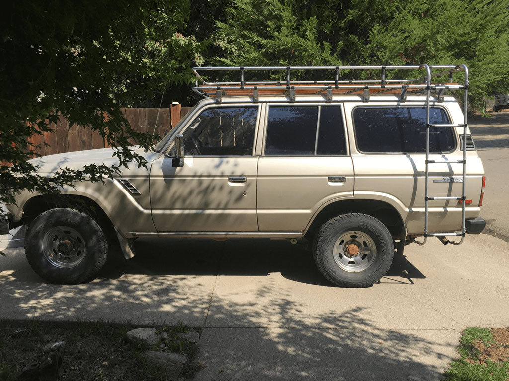 Custom Land Cruiser Roof Rack With Decking