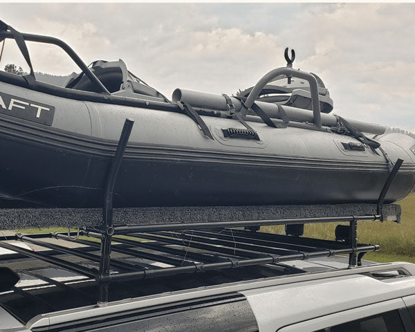 DIY Roof Rack That Holds A Flycraft Raft