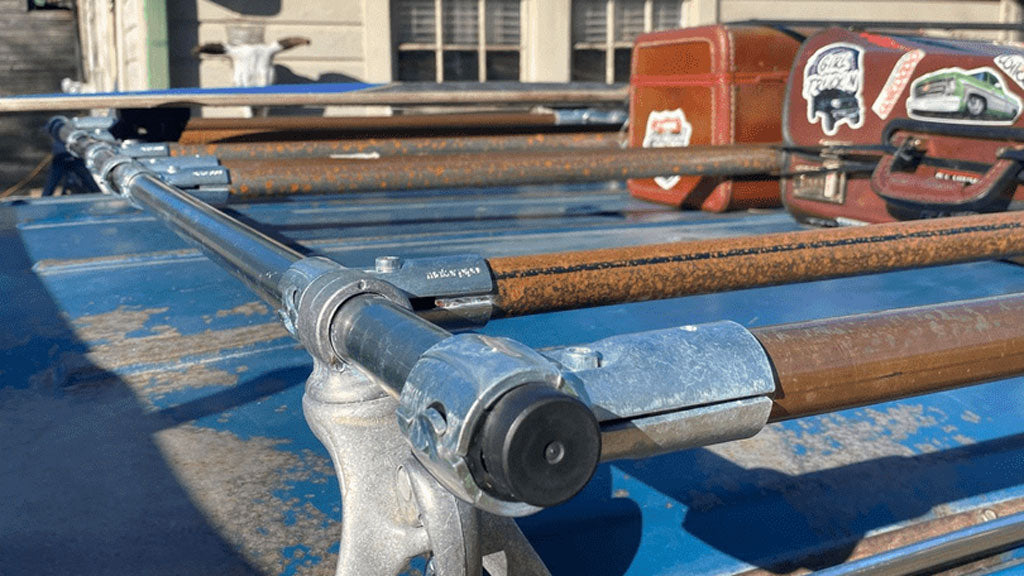 DIY Roof Rack mounted to a classic chevy