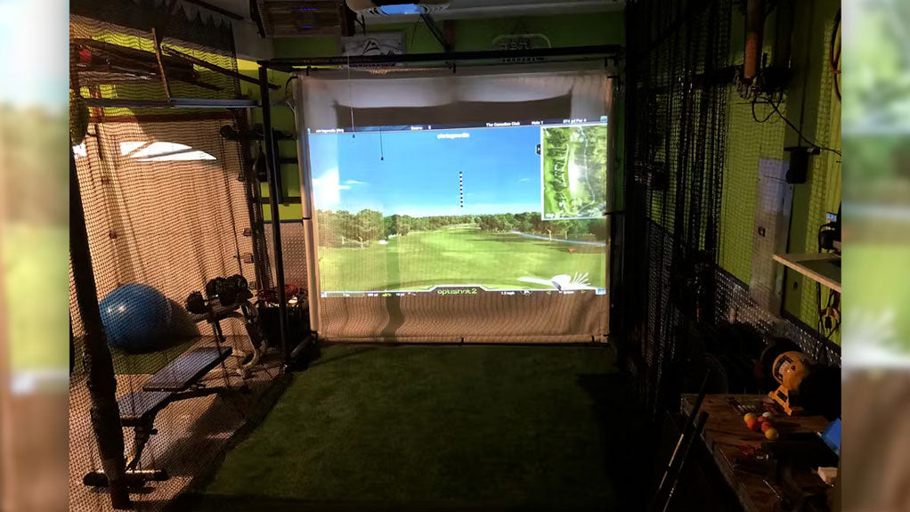 DIY Golf Simulator Impact Screen Frame