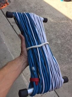 electrical cord storage maker pipe