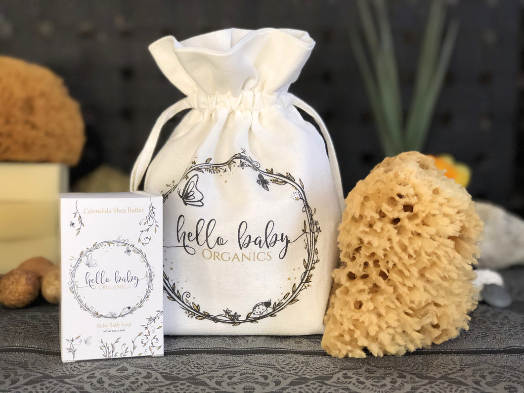 newborn sponge bath soap