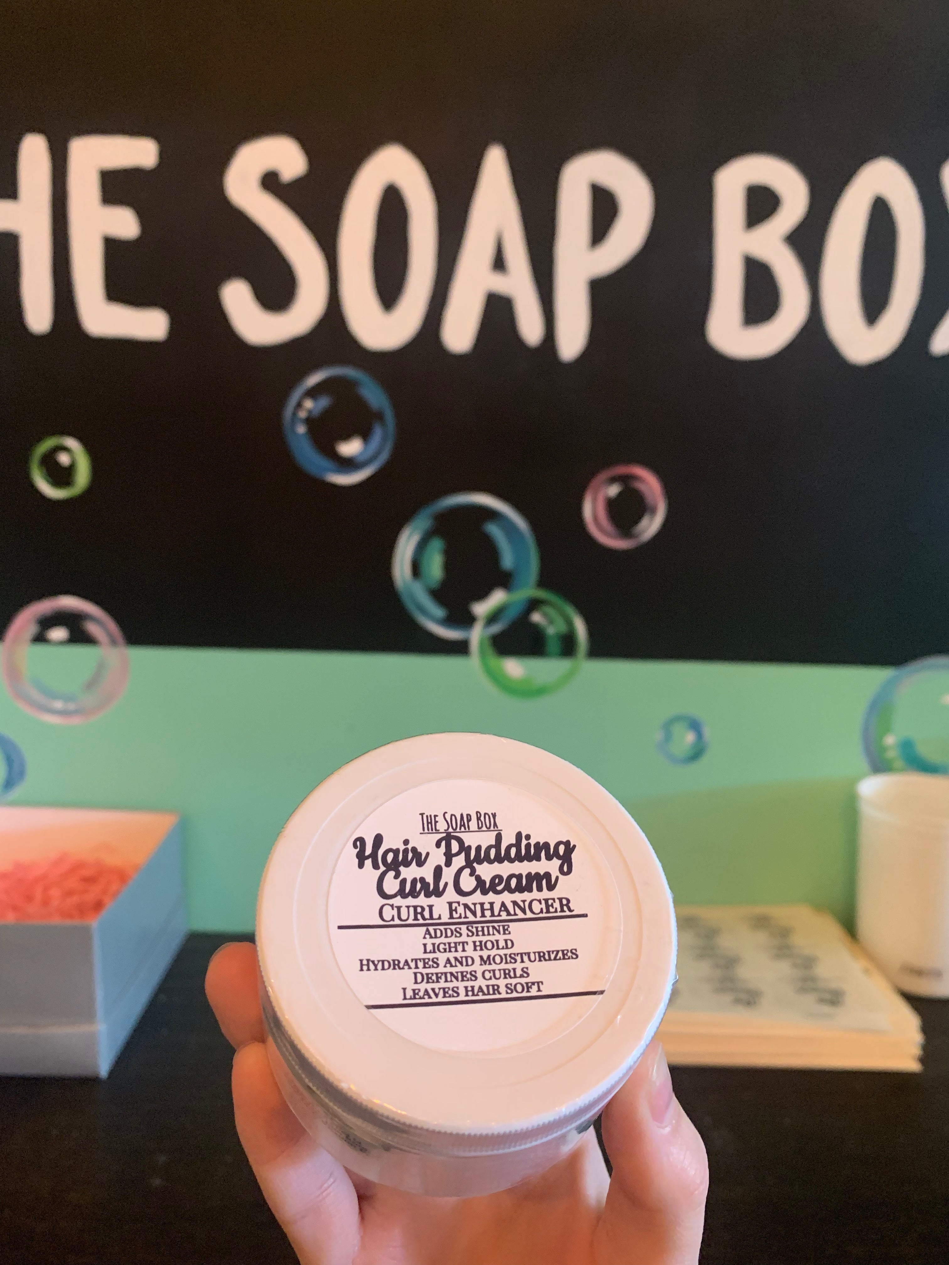 Hair pudding curl cream