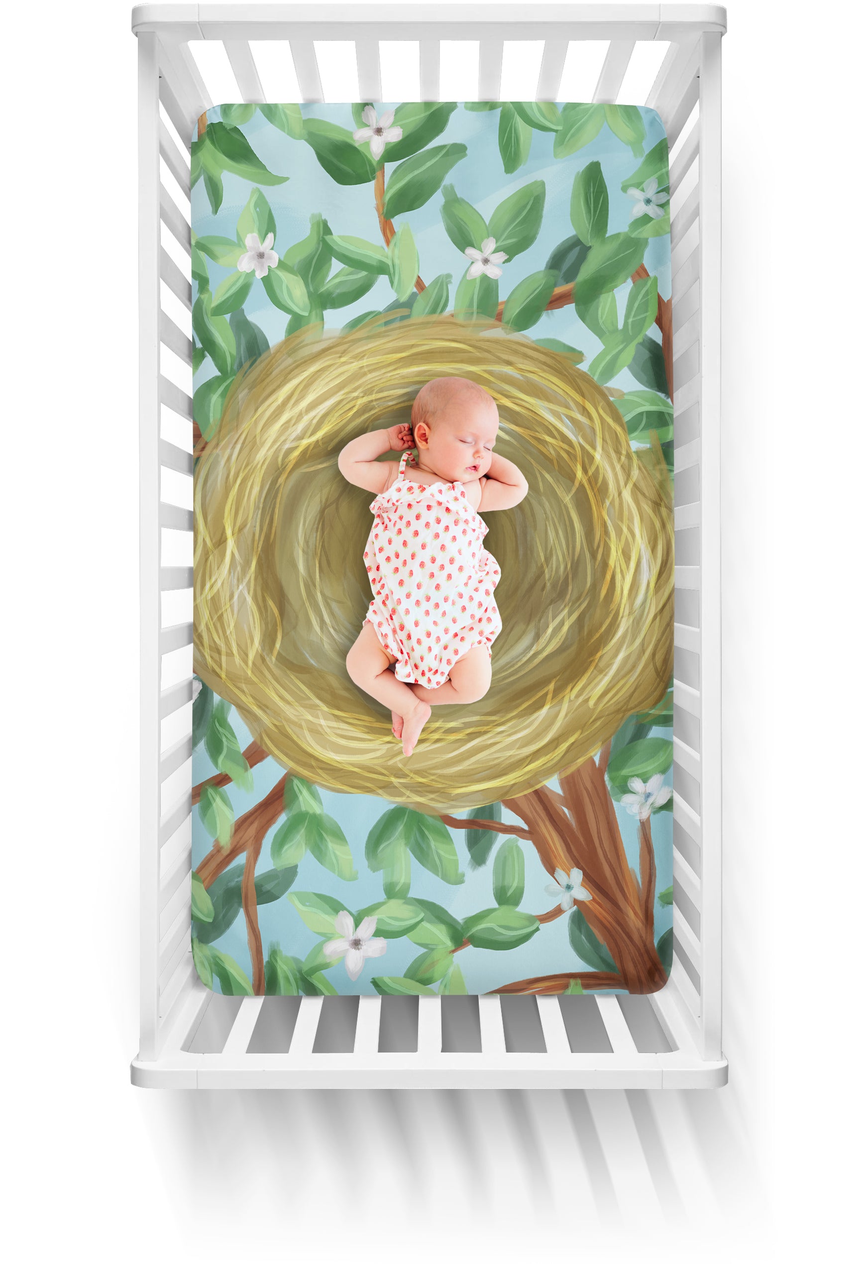 printed crib sheets