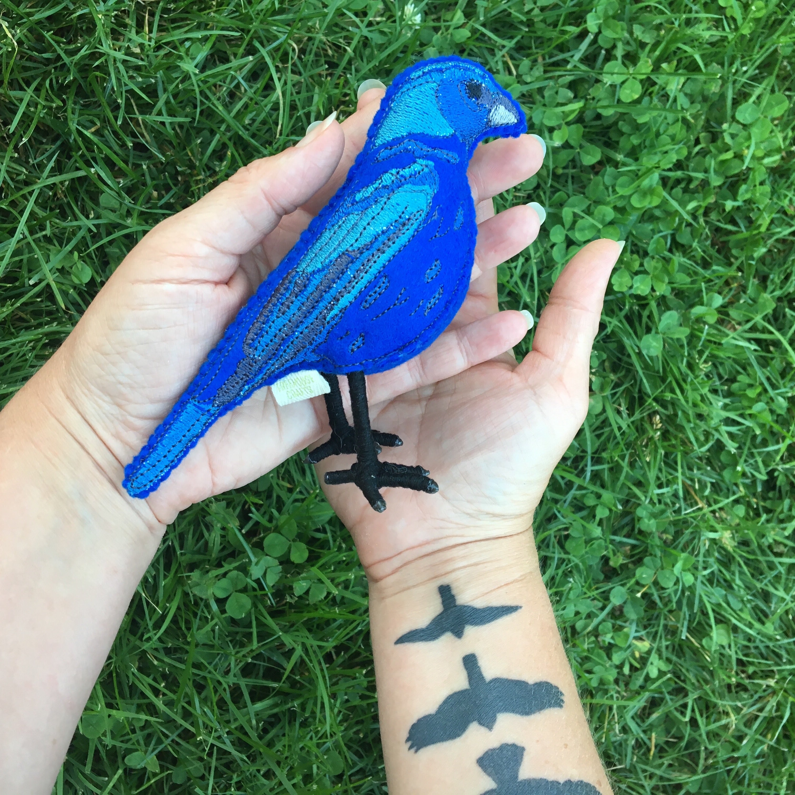 Felt Indigo Bunting