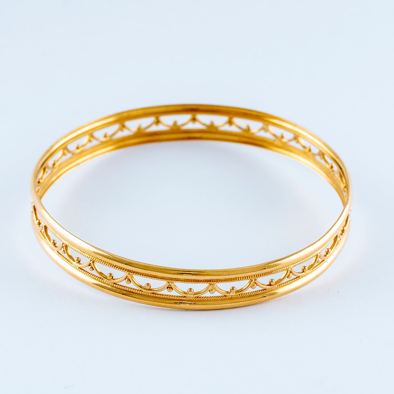 22KT YELLOW GOLD BANGLE (BA0000345) – Swarnamahal Jewellers Ltd