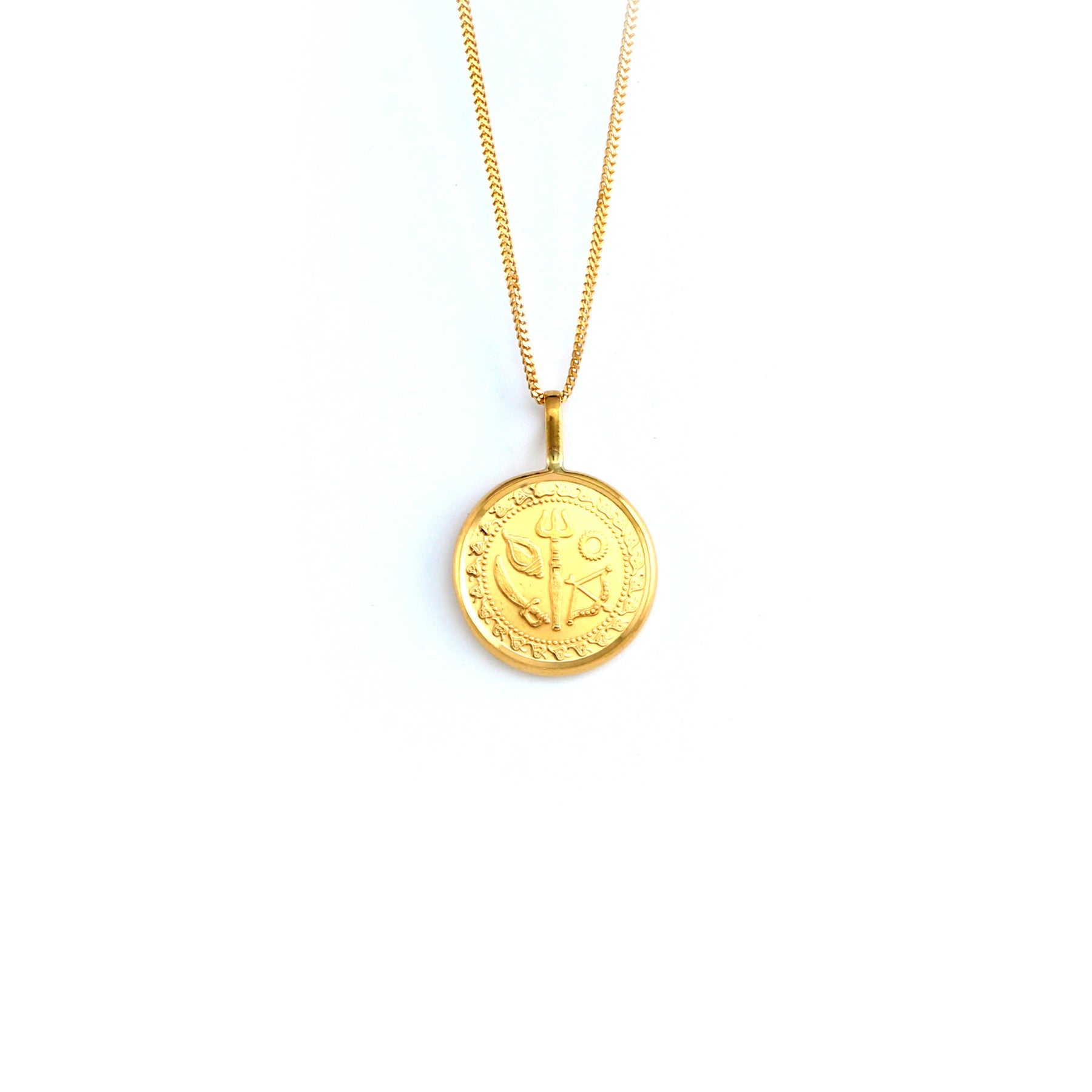 22KT Gold Panchayudha (Panchaudha) Baby Pendant (PA0000055 ...