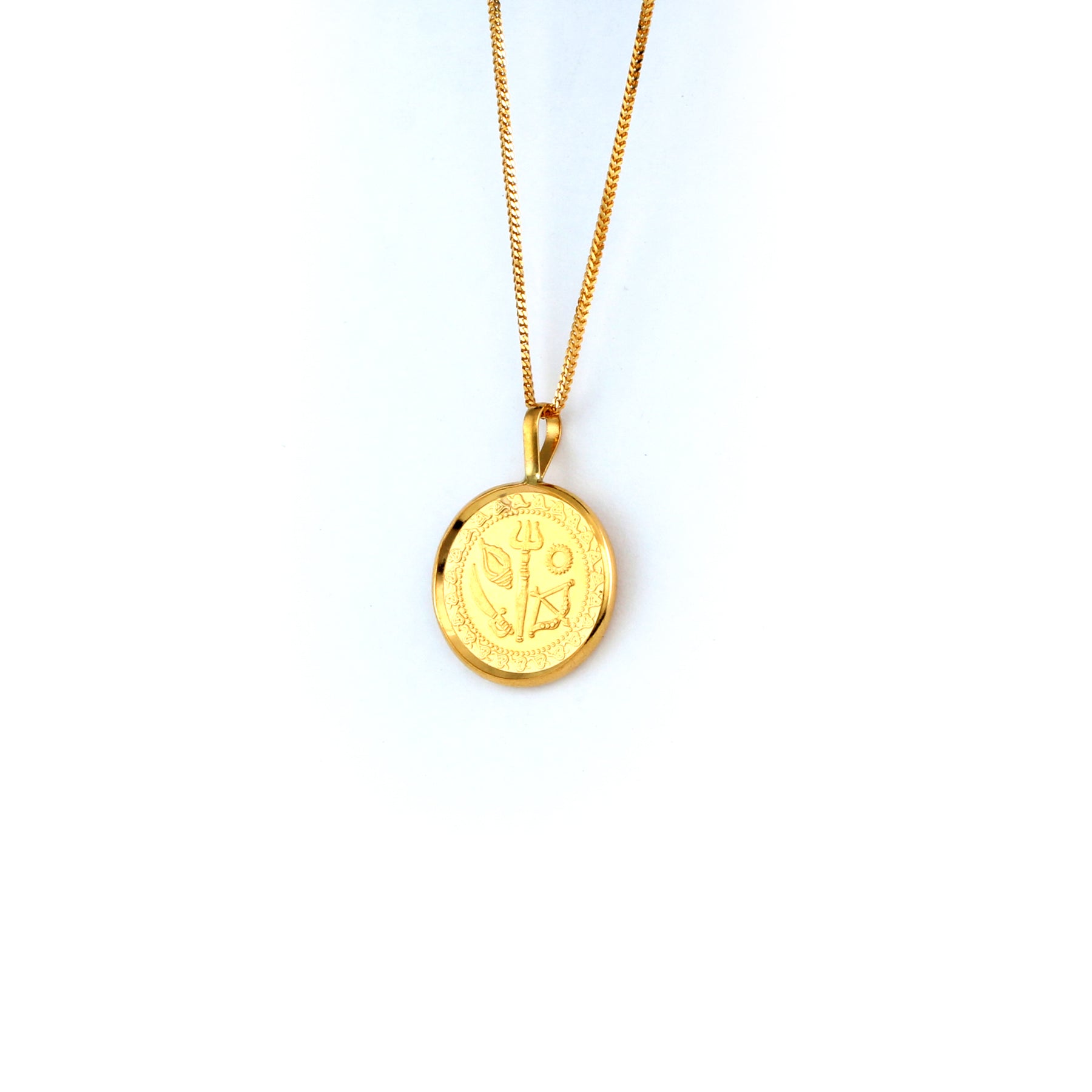 22KT Gold Panchayudha (Panchaudha) Baby Pendant (PA0000055 ...