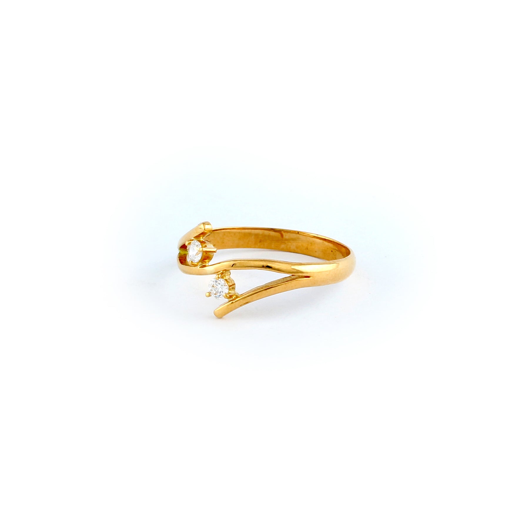 22KT YELLOW GOLD LADIES RING (RI0001802) – Swarnamahal Jewellers Ltd