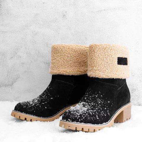 skylar fur heel boot