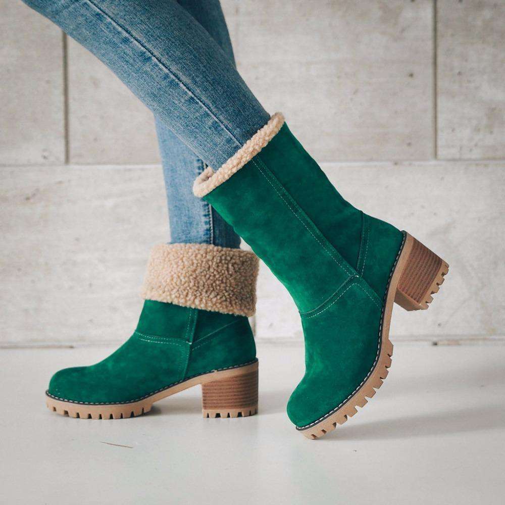 skylar fur heel boot