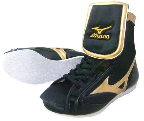 black gold boxing boots