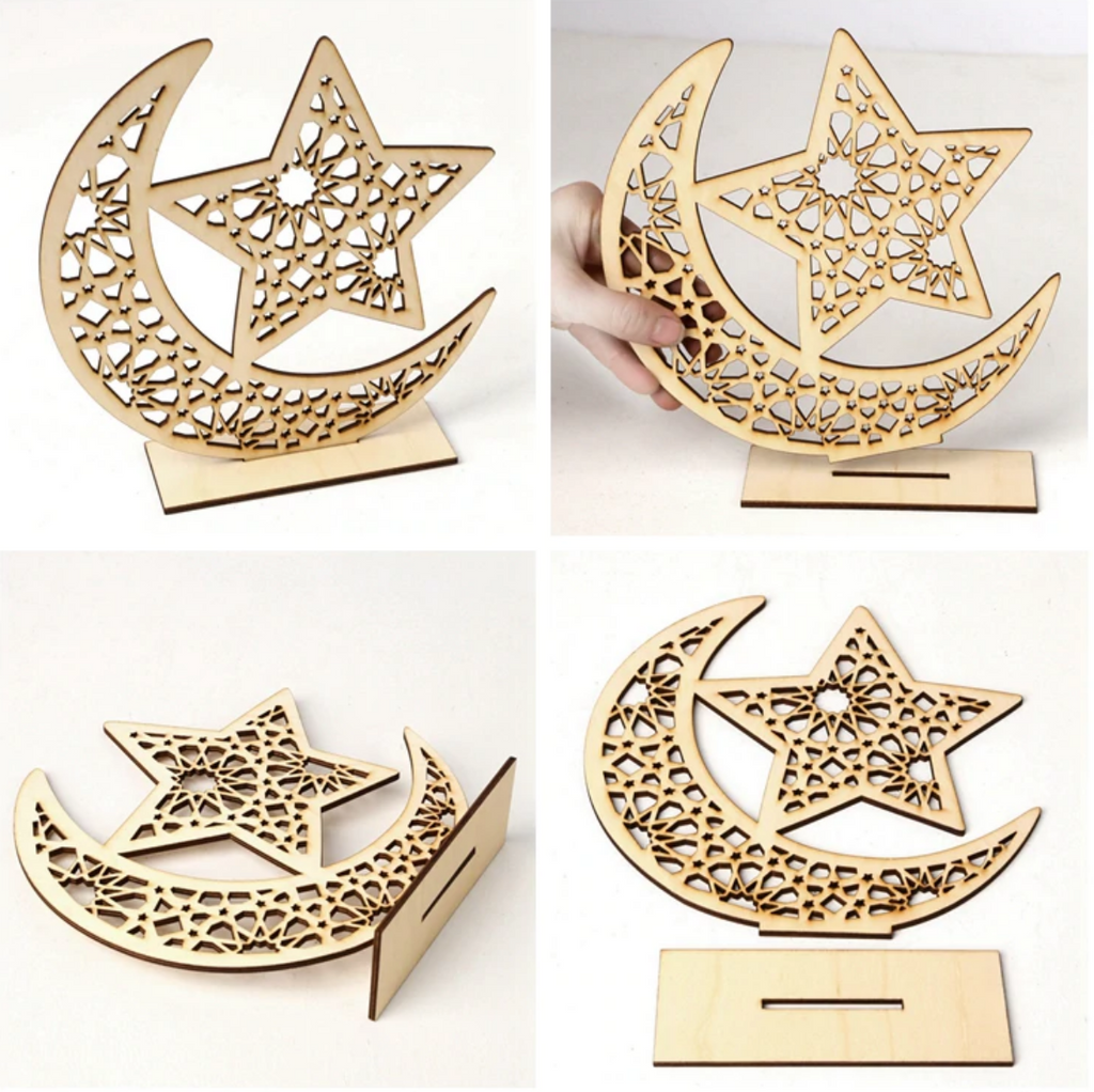 wooden star plaque