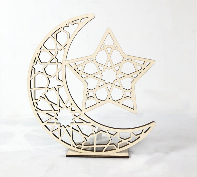 wooden star plaque