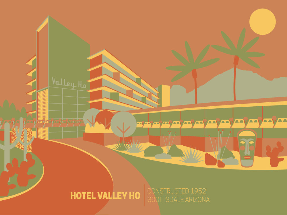 Hotel Valley Ho Print