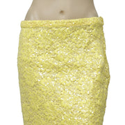 Yoana Baraschi Anthropologie Floral Sequin Skirt XXS