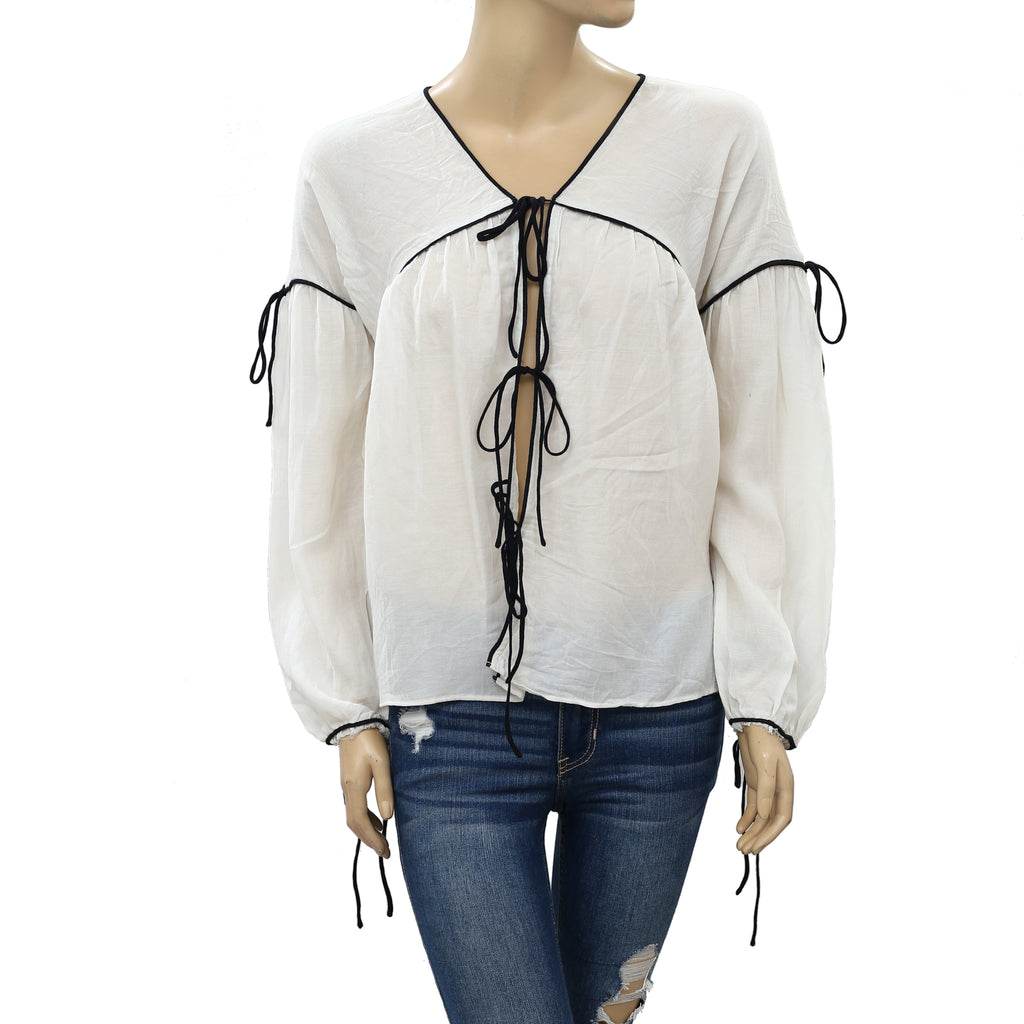 By Anthropologie Ruffled Blouse