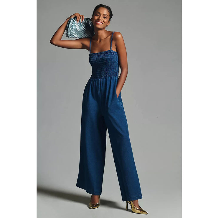 anthropologie blue romper