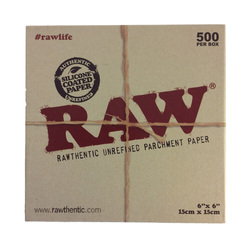 RAW PARCHMENT SQUARES 20PK - 8CM X 8CM