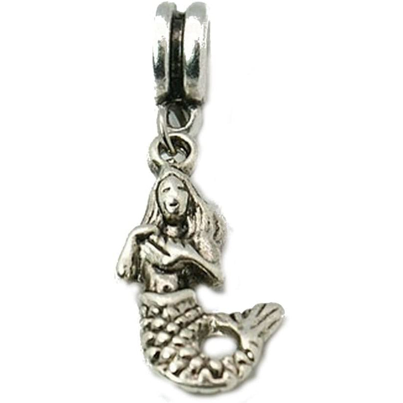 Buckets of Beads Mermaid Dangle Charm Bead