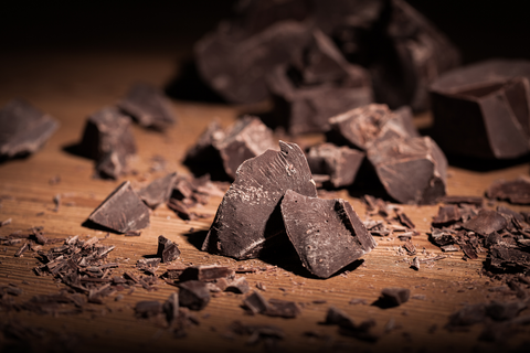 What are the four types of chocolate: Dark chocolate