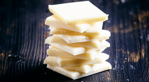 What are the four types of chocolate: white chocolate