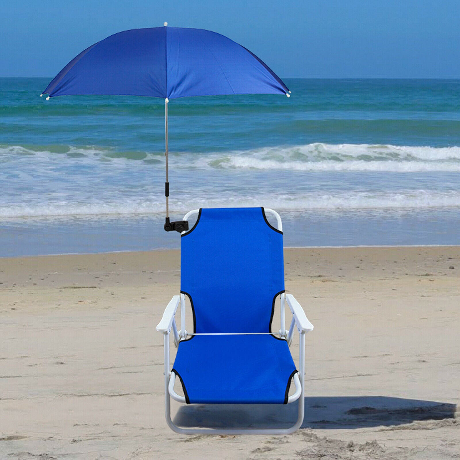 Minimalist Beach Chair Umbrella Set for Simple Design