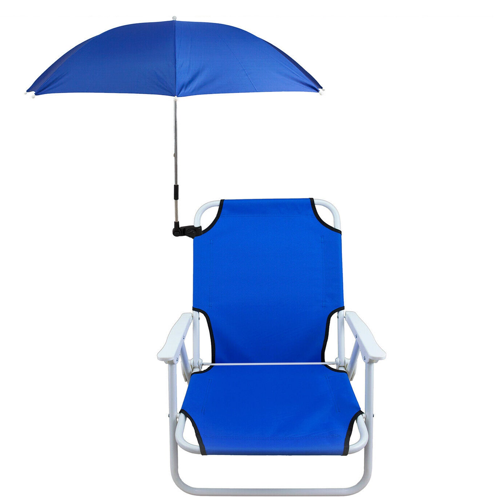 Beach Chair With Umbrella Kit Foldable Camping Folding Outdoor Stool Easybuyscomau