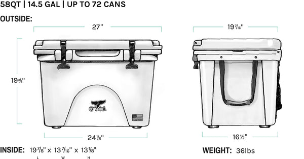 Orca 58 QT Hardside Cooler - The BBQ Allstars