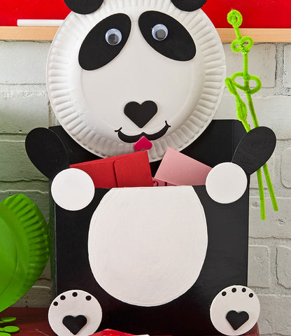 Panda Bear Valentine's Box