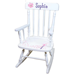 childs rocking chair with name