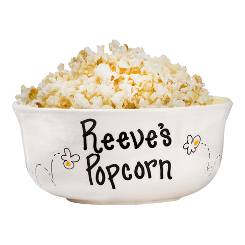 Personalized popcorn bowl gift