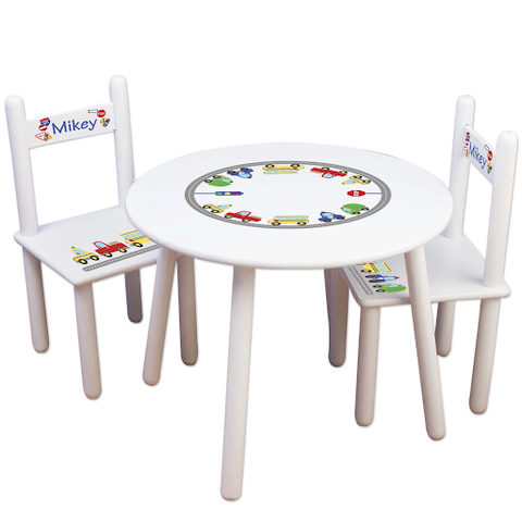 personalized table chairs set