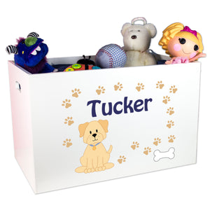 Open Top Toy Box - Dog Breed