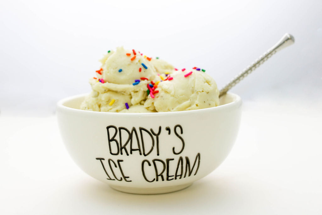 Personalized Ice Cream Bowl