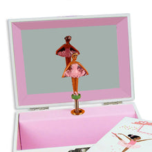 Groovy Swirl Deluxe Musical Ballerina Jewelry Box