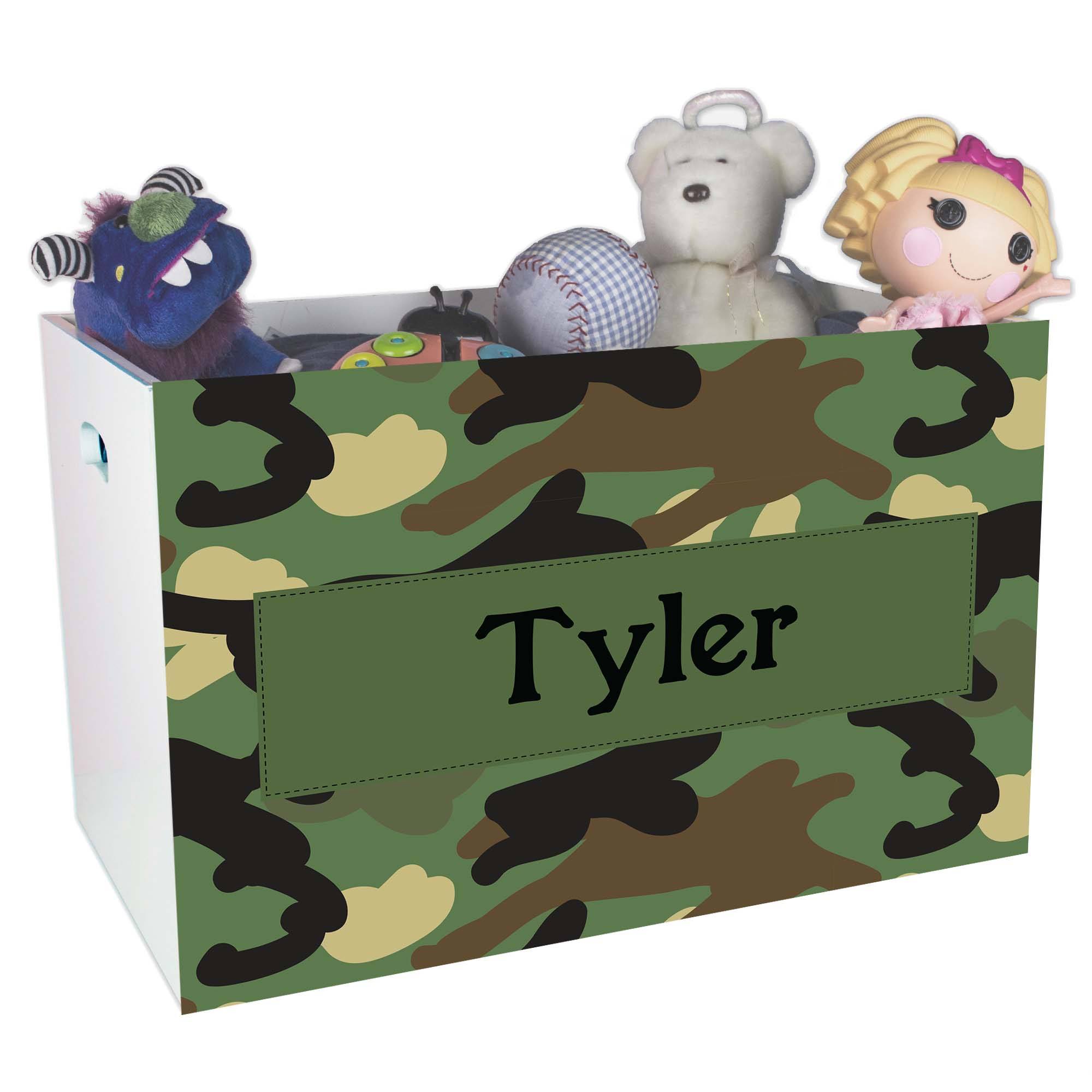 camouflage toy box